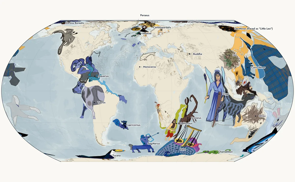 Map of cycle 2, Constellations