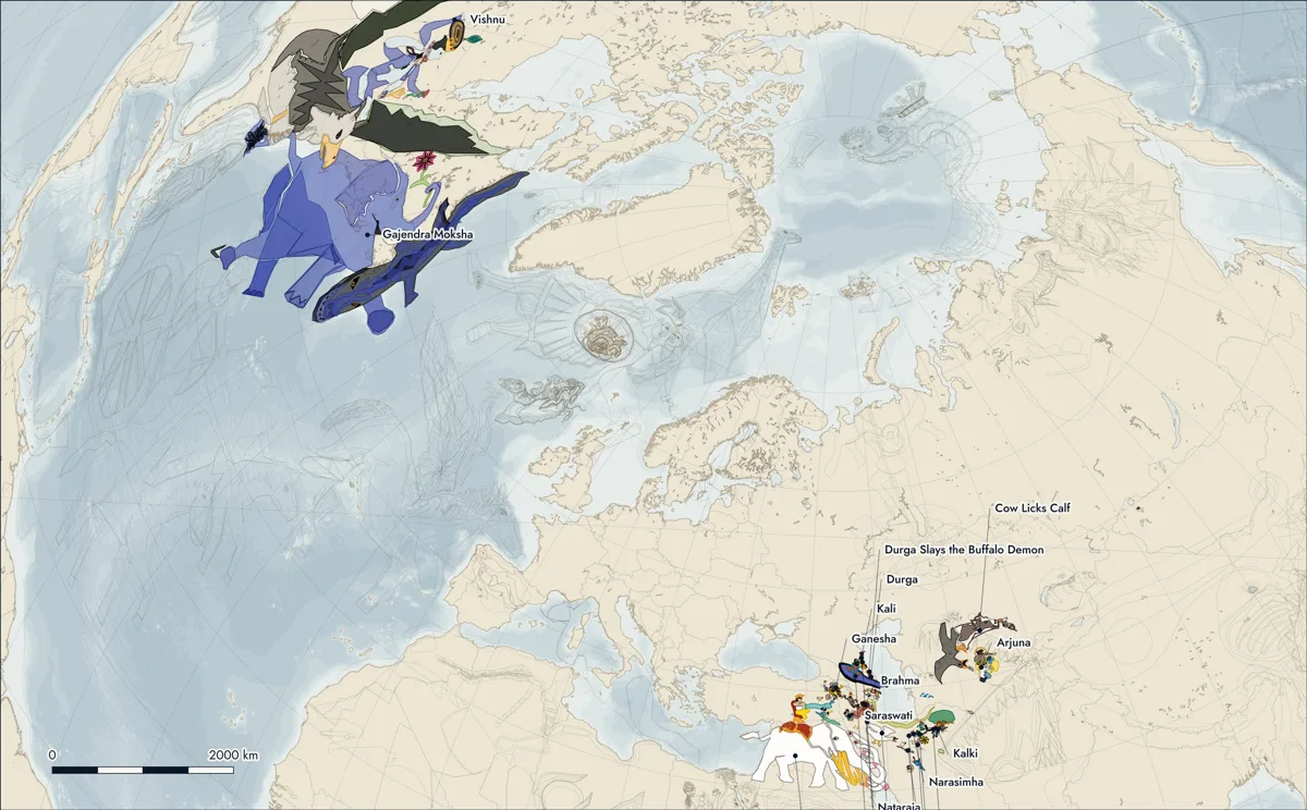 Map of cycle 3, Hindu