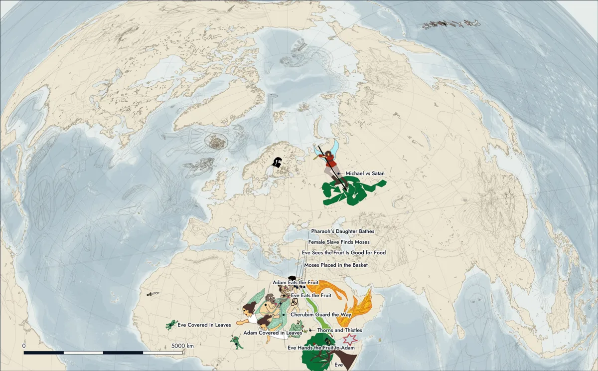 Map of cycle 6, Biblical