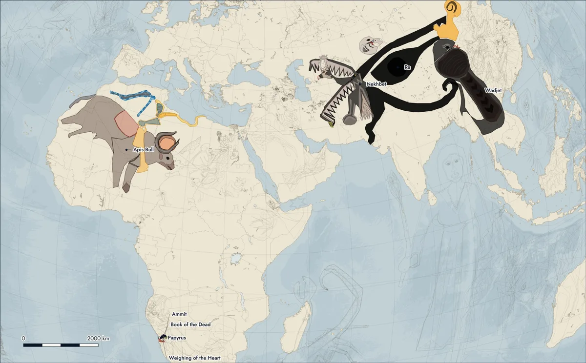 Map of cycle 9, Egyptian