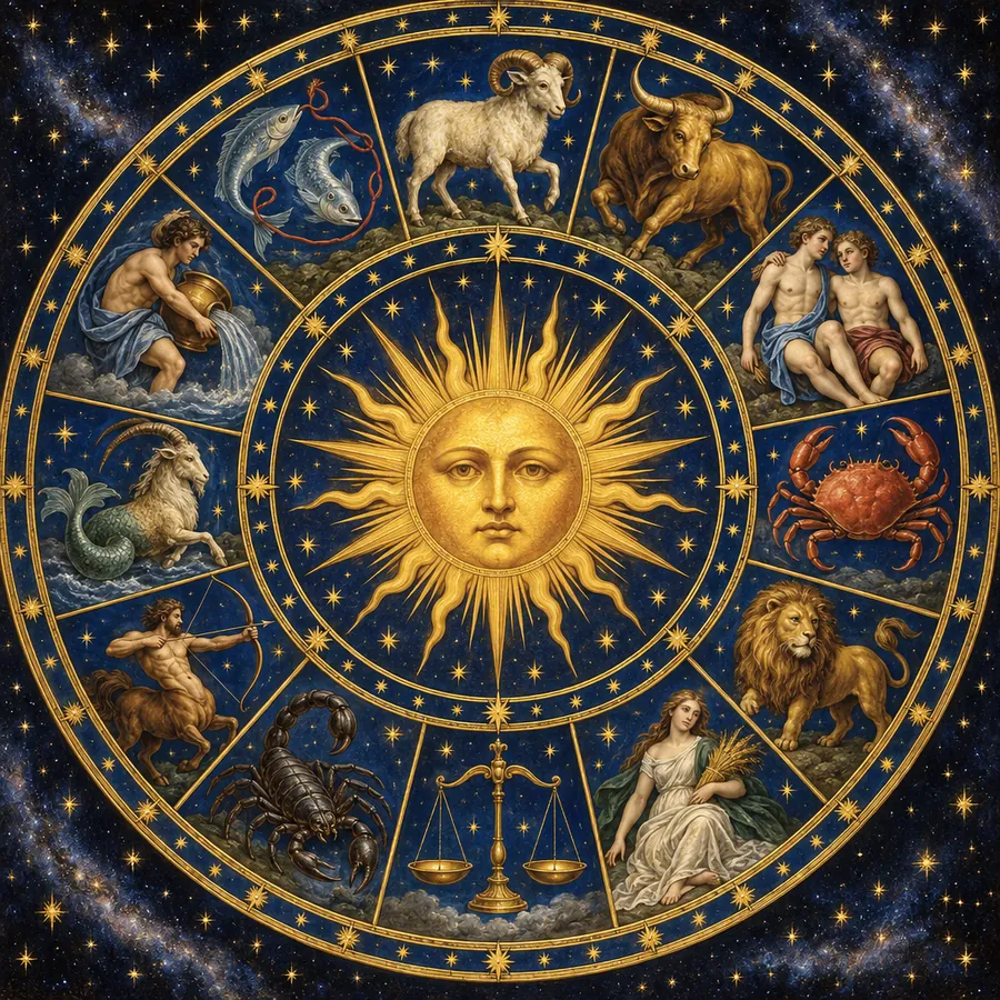 The circle of little animals: the twelve signs around the Sun